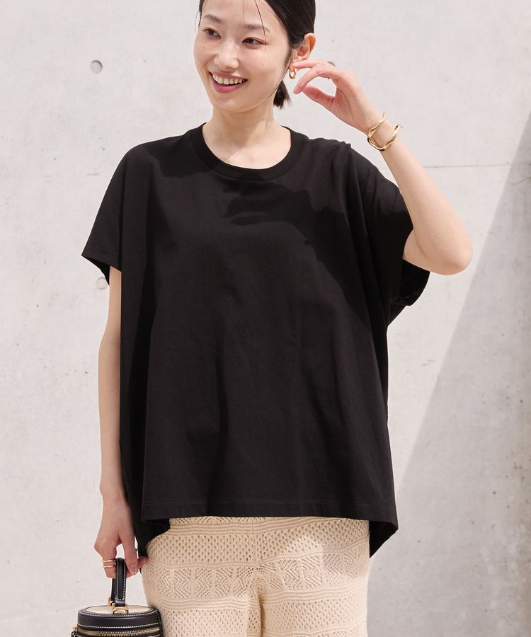 AMERICAN HOLIC「フレンチスリーブ後切替プルオーバー」|Tシャツ・カットソー|Black