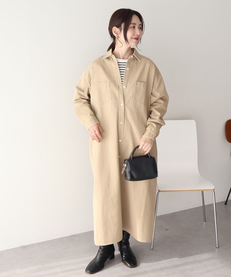 AMERICAN HOLIC「デニムシャツワンピース」|ワンピース|