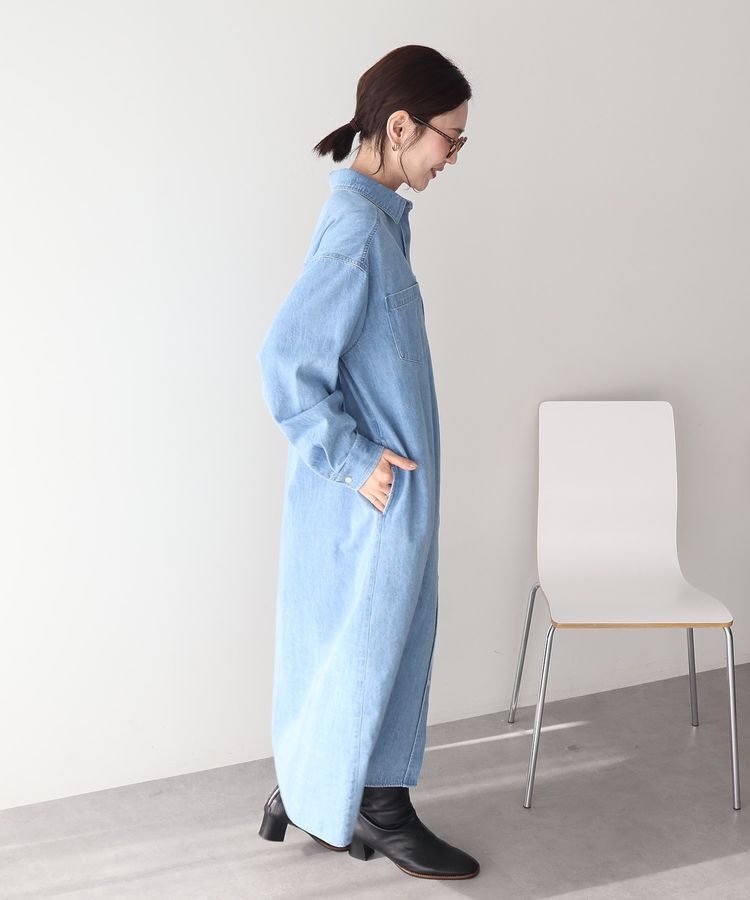 AMERICAN HOLIC「デニムシャツワンピース」|ワンピース|