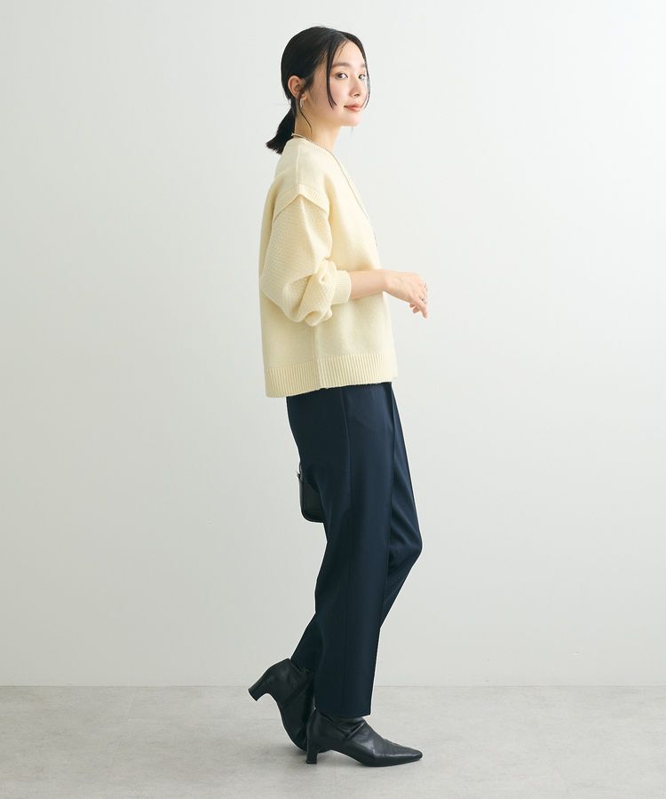 Green Parks「袖かのこニットプルオーバー」|ニット・セーター|