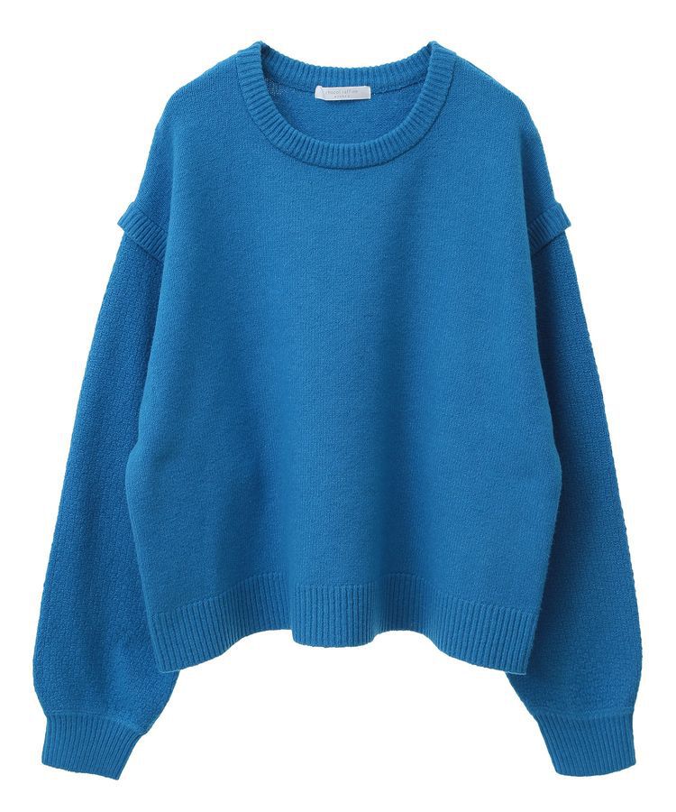 Green Parks「袖かのこニットプルオーバー」|ニット・セーター|