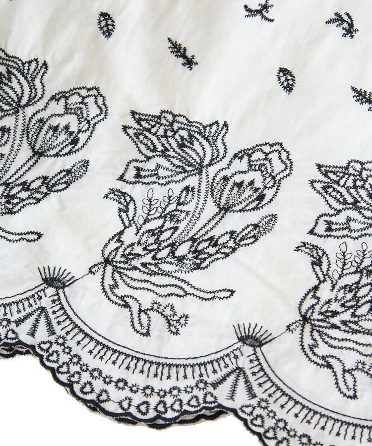 Green Parks「■ESCAR バイカラー刺繍ワイドイージーパンツ」|その他|