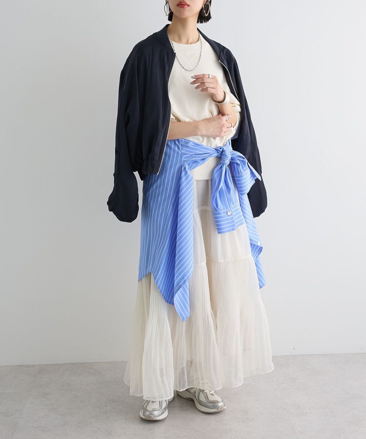 AnriettMusee「エアリーティアードスカート」|スカート|