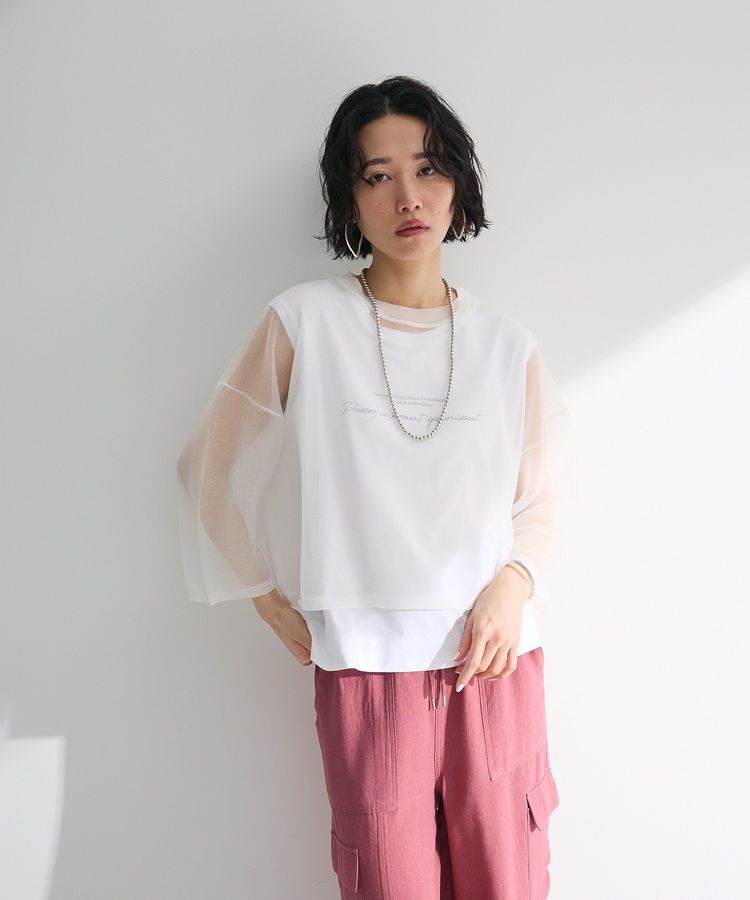 Green Parks「・ELENCARE DUE ラメシアーニットプルオーバー」|ニット・セーター|Off White