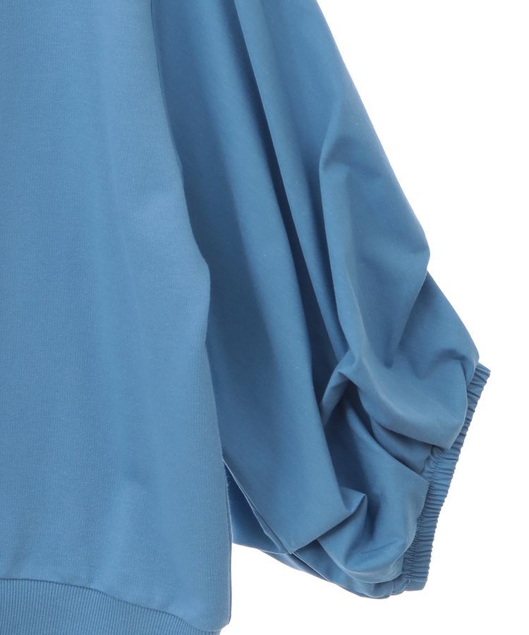 Green Parks「2WAY7分袖タック裾ZIPプルオーバー」|Tシャツ・カットソー|