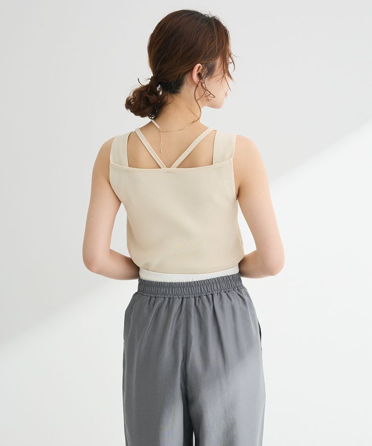 Green Parks「2WAYニットタンクトップ」|インナー|