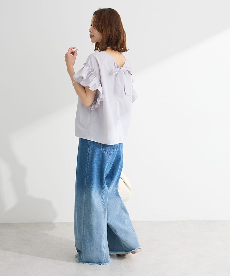 Green Parks「・ELENCARE DUE バックリボンブラウス」|シャツ・ブラウス|