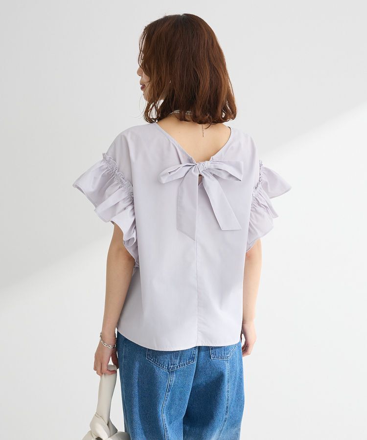 Green Parks「・ELENCARE DUE バックリボンブラウス」|シャツ・ブラウス|