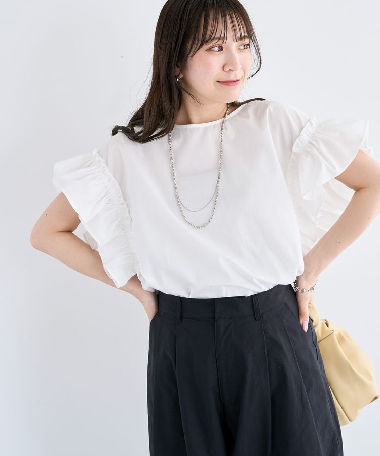 Green Parks「・ELENCARE DUE バックリボンブラウス」|シャツ・ブラウス|