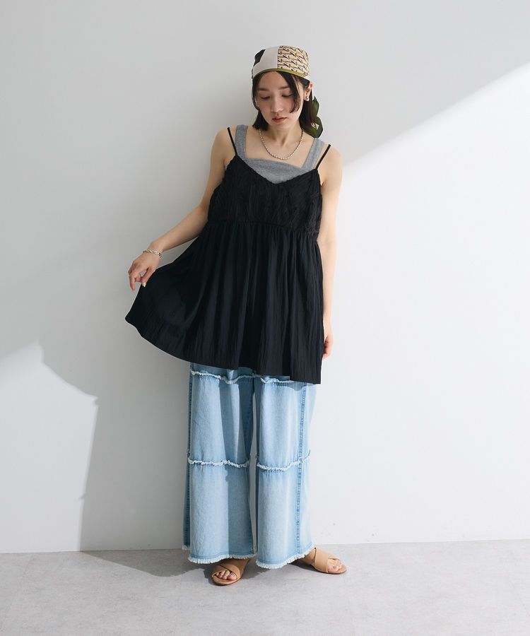 Green Parks「テープ刺繍ビスチェ」|キャミソール|