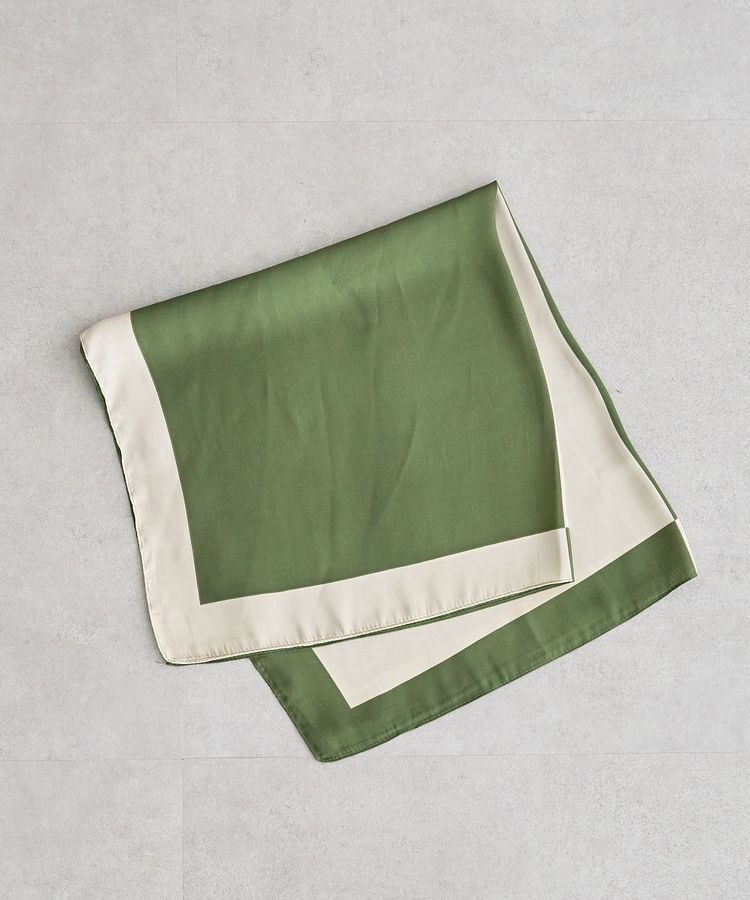 Green Parks「・スクエアパターンスカーフ 70&times;70」|バンダナ・スカーフ|Green
