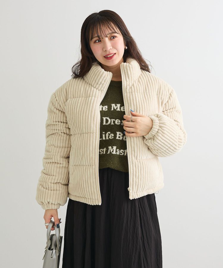 Green Parks「・swing by ワイドコールスタンドブルゾン」|ブルゾン・スタジャン|