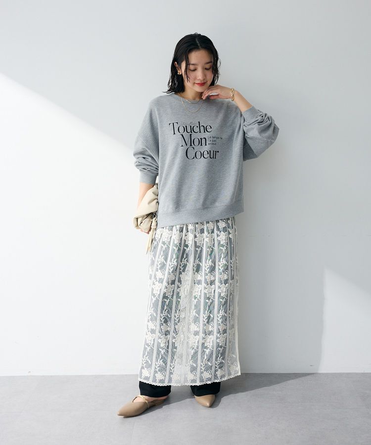 Green Parks「オーバーサイズロゴ裏毛プルオーバー」|スウェット・ジャージ|