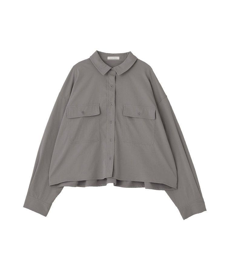 Green Parks「ワークシャツジャケット」|シャツ・ブラウス|Gray