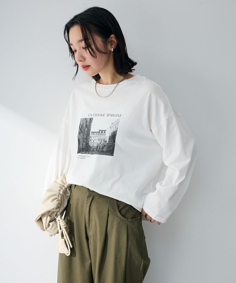 Green Parks「アソートロゴ長袖TEE」|Tシャツ・カットソー|