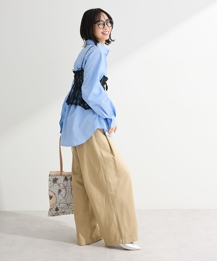 Green Parks「SET2点シャツ+レースビスチェ」|シャツ・ブラウス|