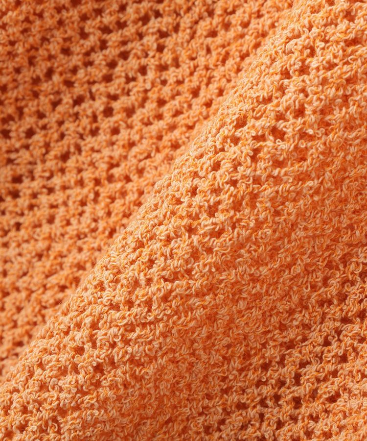 Green Parks「サイドシャーリング透かし編みニットプルオーバー」|ニット・セーター|