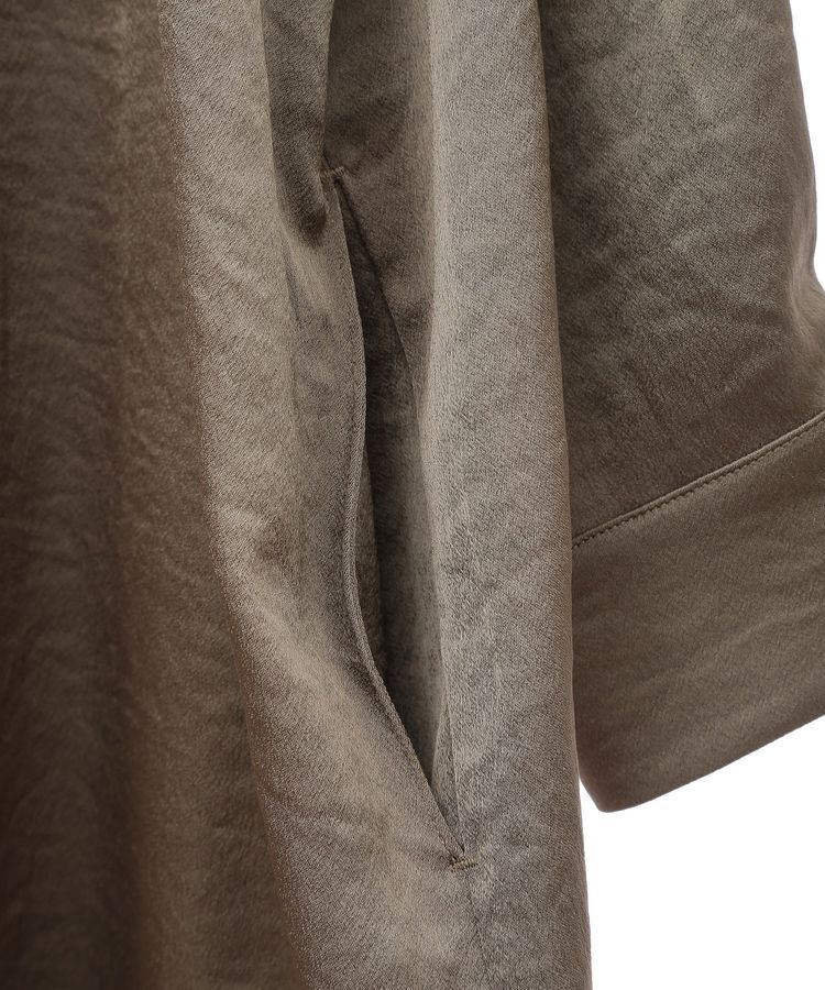 Editt by YECCA VECCA「ヴィンテージサテンシャツワンピース」|ワンピース|