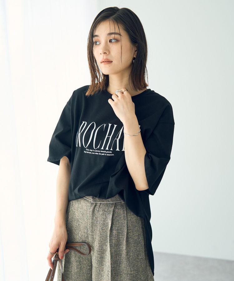 YECCA VECCA「【UVカット】ロゴBIGTee」|Tシャツ・カットソー|