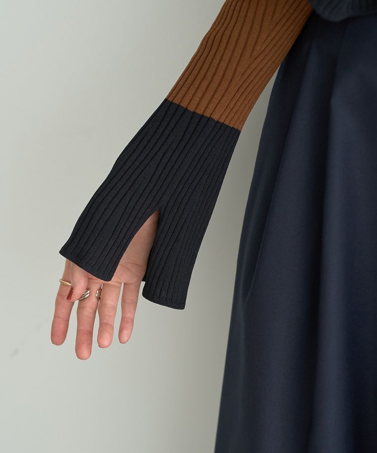 YECCA VECCA「【2点SET】キャミセット襟付きZIPカーディガン」|カーディガン|