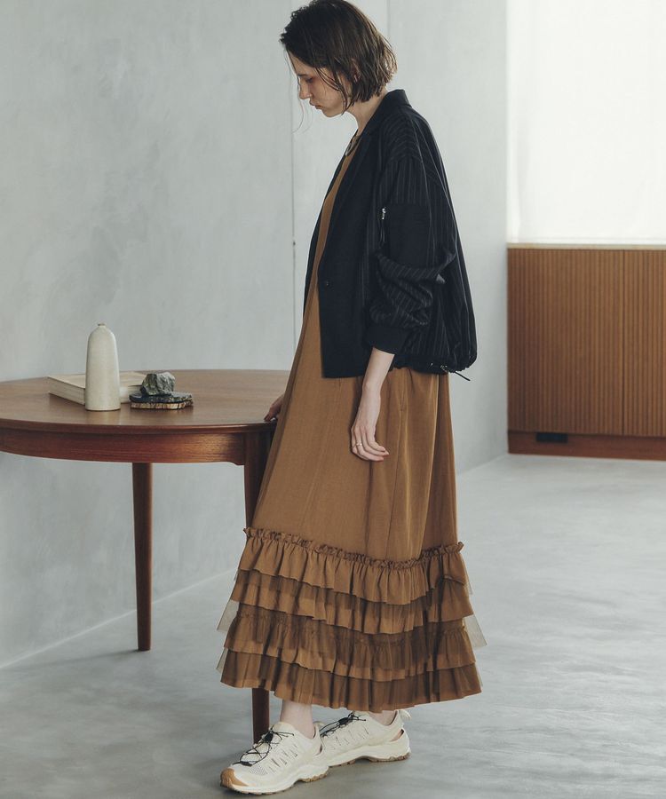 Editt by YECCA VECCA「ラッフルキャミワンピース」|ワンピース|