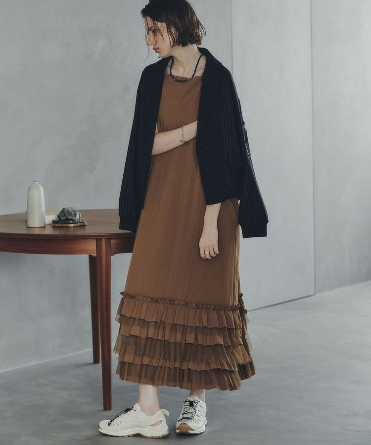 Editt by YECCA VECCA「ラッフルキャミワンピース」|ワンピース|