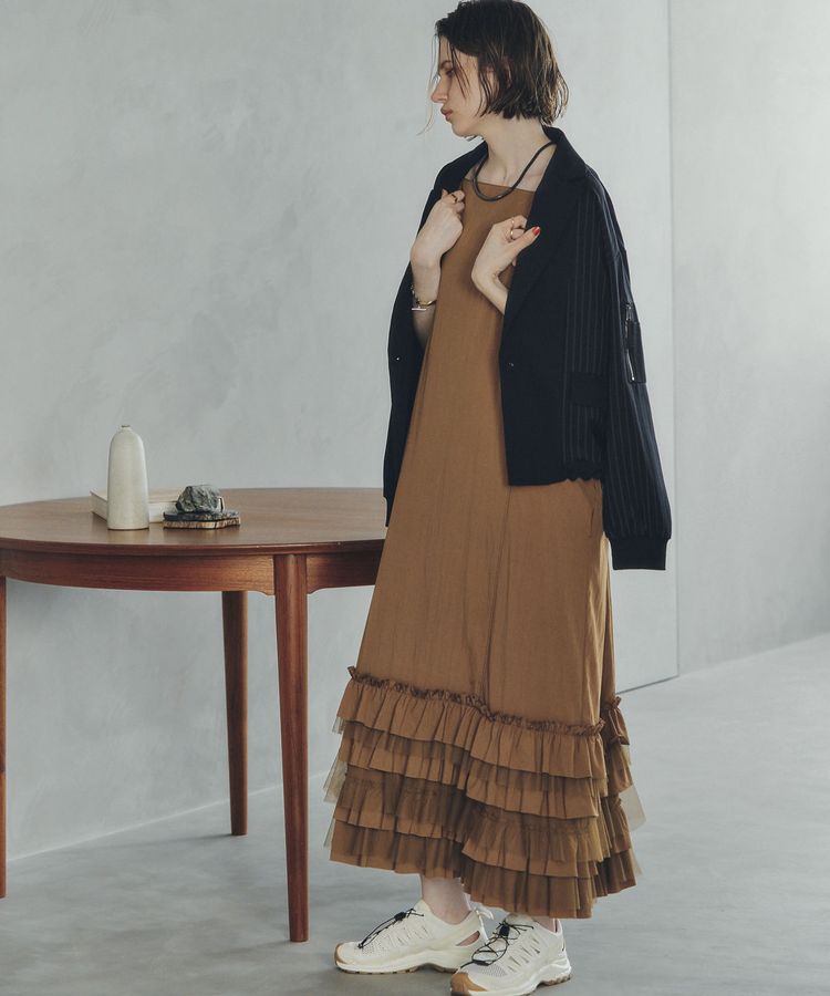 Editt by YECCA VECCA「ラッフルキャミワンピース」|ワンピース|