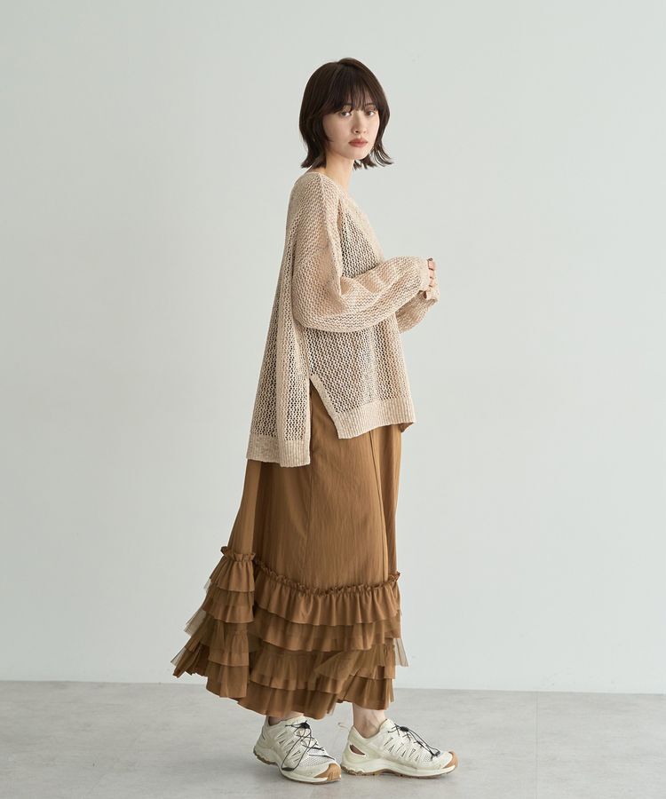 Editt by YECCA VECCA「ラッフルキャミワンピース」|ワンピース|