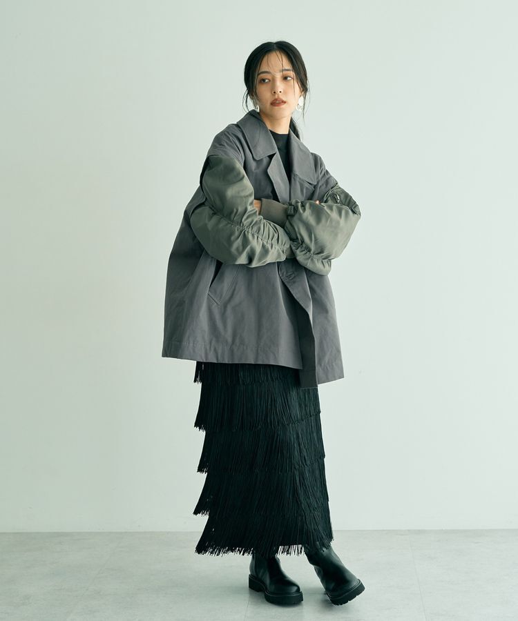 Editt by YECCA VECCA「フリンジロングスカート」|スカート|