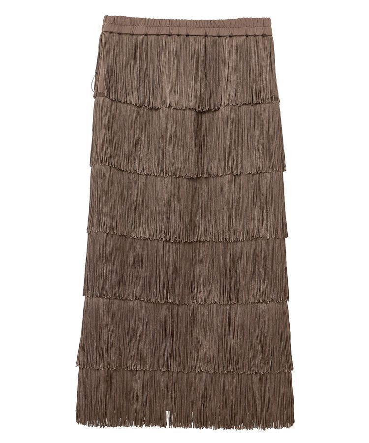 Editt by YECCA VECCA「フリンジロングスカート」|スカート|