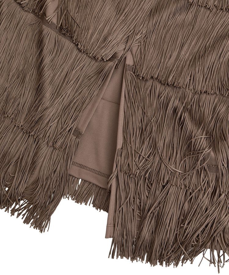 Editt by YECCA VECCA「フリンジロングスカート」|スカート|