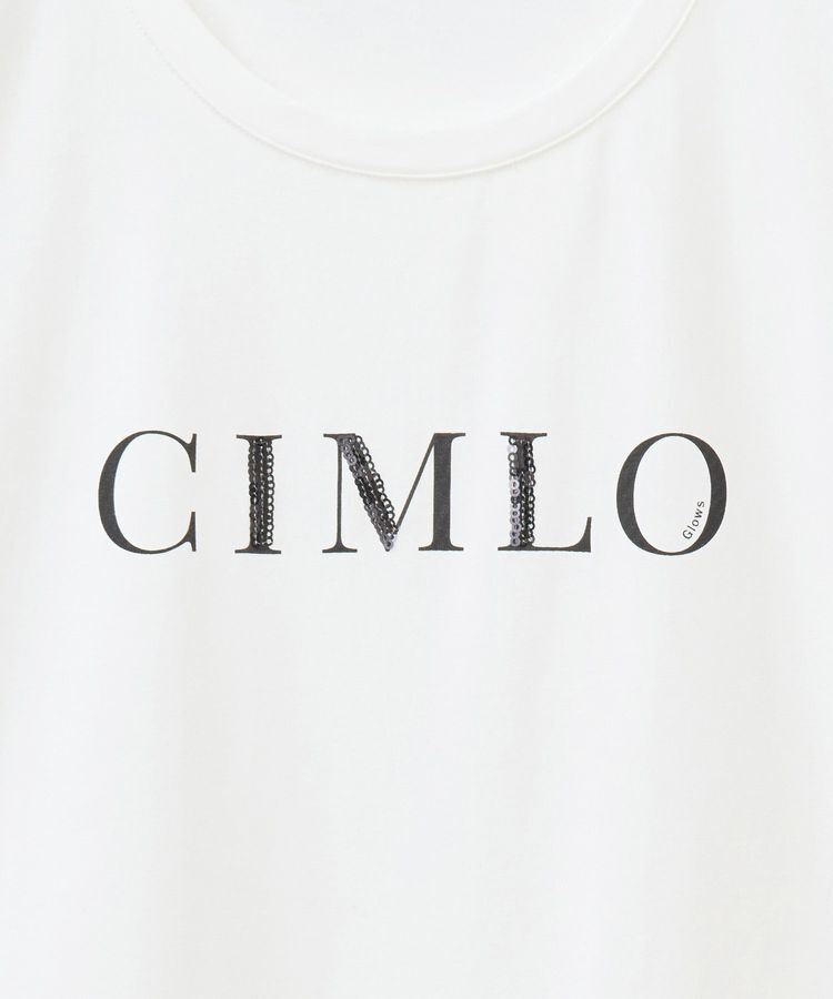 YECCA VECCA「スパンコールロゴTee」|Tシャツ・カットソー|