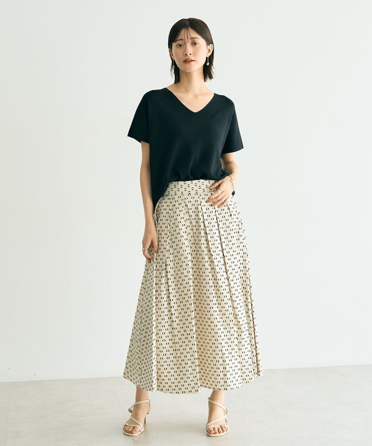 YECCA VECCA「Vネックドルマンニット」|ニット・セーター|