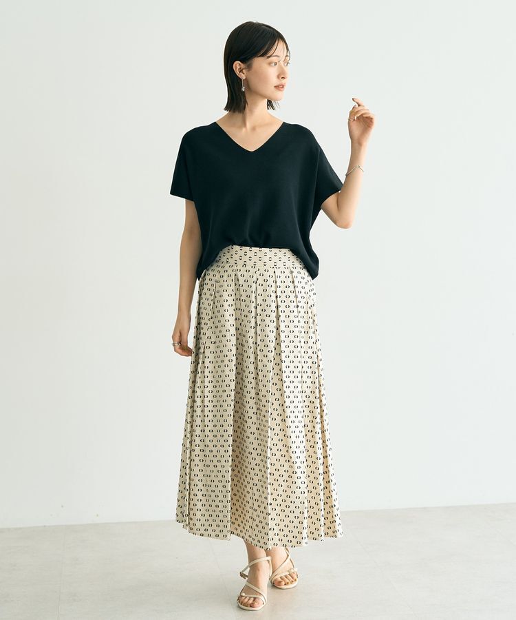 YECCA VECCA「Vネックドルマンニット」|ニット・セーター|