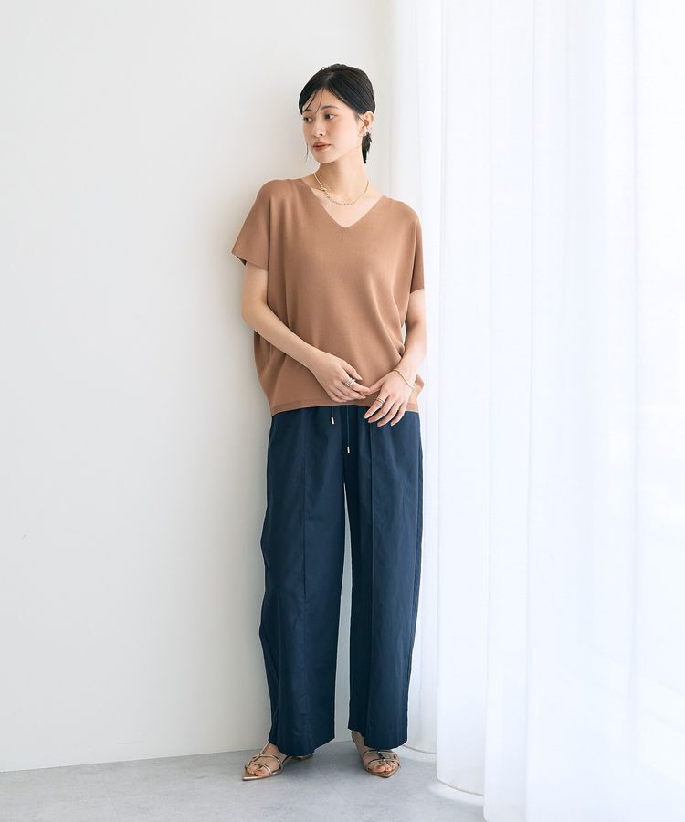 YECCA VECCA「Vネックドルマンニット」|ニット・セーター|