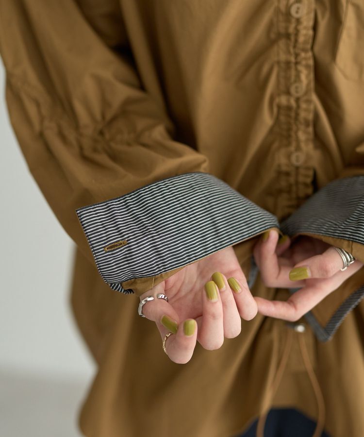 Editt by YECCA VECCA「ドロストデザインギャザーシャツ」|シャツ・ブラウス|