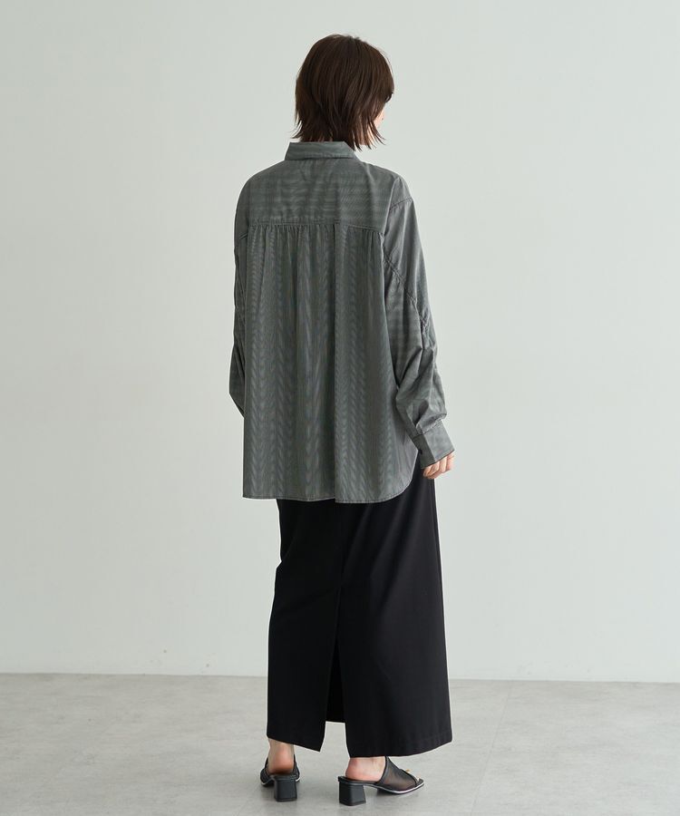 Editt by YECCA VECCA「ドロストデザインギャザーシャツ」|シャツ・ブラウス|