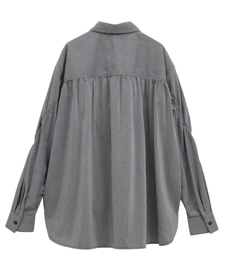 Editt by YECCA VECCA「ドロストデザインギャザーシャツ」|シャツ・ブラウス|