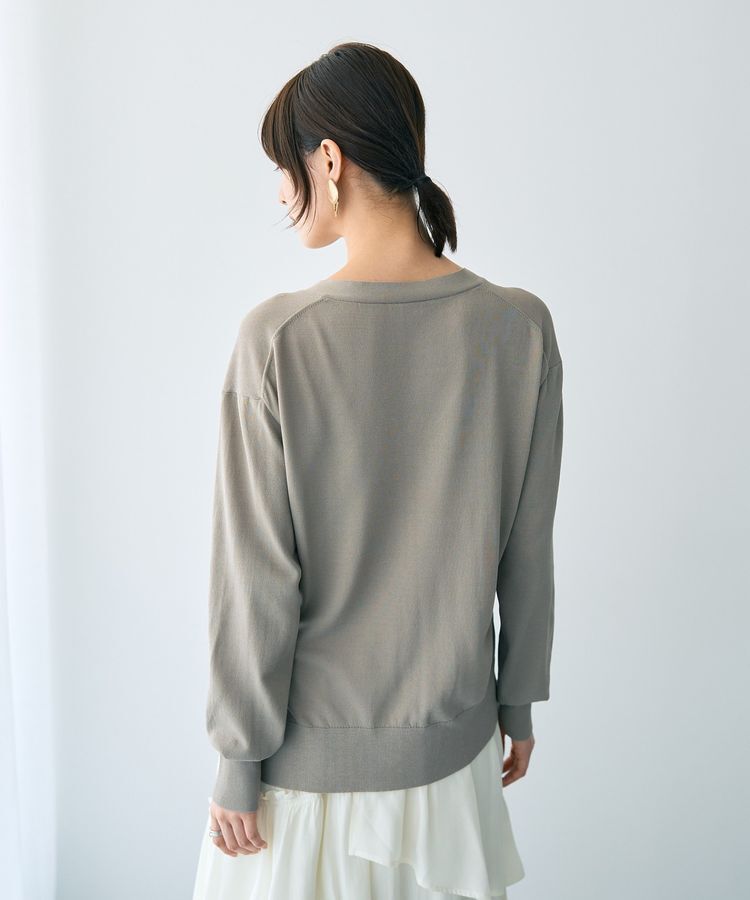 YECCA VECCA「Vネックスリットニット」|ニット・セーター|