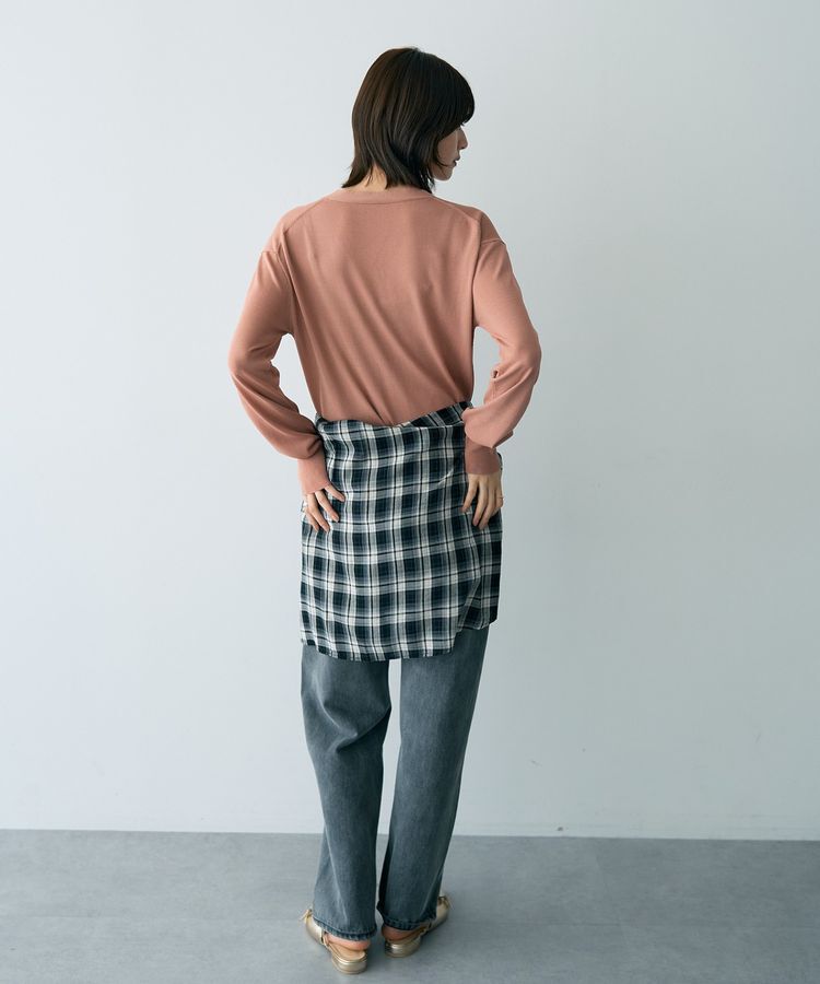 YECCA VECCA「Vネックスリットニット」|ニット・セーター|