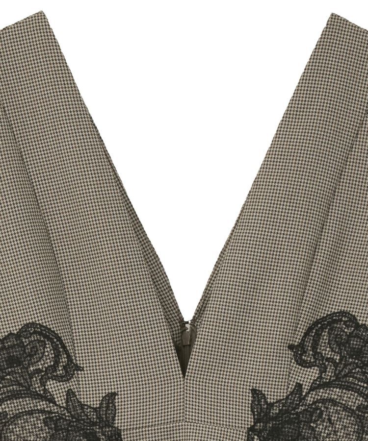 YECCA VECCA「フラワーレースジャンスカ」|ジャンパースカート|