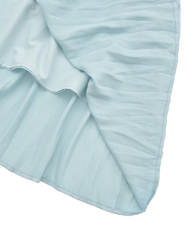 YECCA VECCA「ランダムプリーツサテンマーメイドスカート」|スカート|