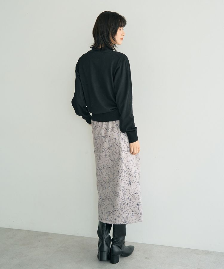 YECCA VECCA「金釦クルーネックカーディガン」|カーディガン|