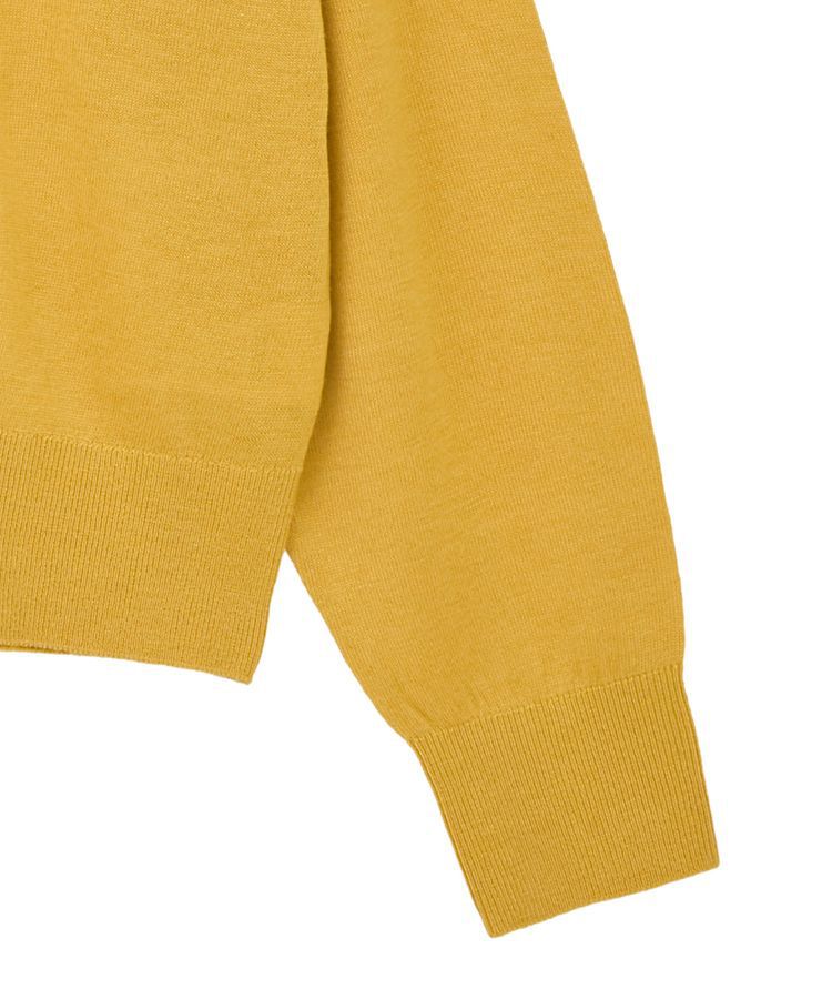 YECCA VECCA「金釦クルーネックカーディガン」|カーディガン|