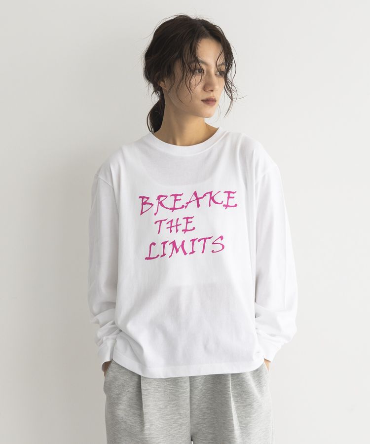 GARAGE OF GOOD CLOTHING「【日本製】ロゴロングスリーブT」|Tシャツ・カットソー|Pink