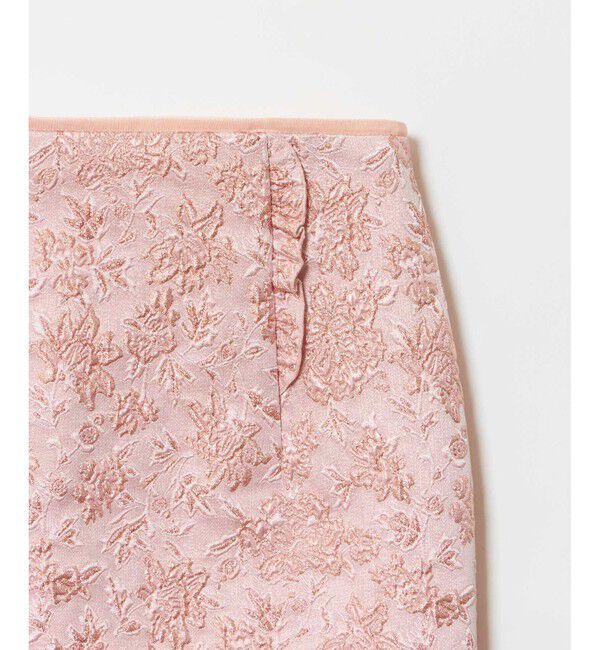 LOULOU WILLOUGHBY「【LOULOU WILLOUGHBY】ラメジャガードスカート」|タイト|