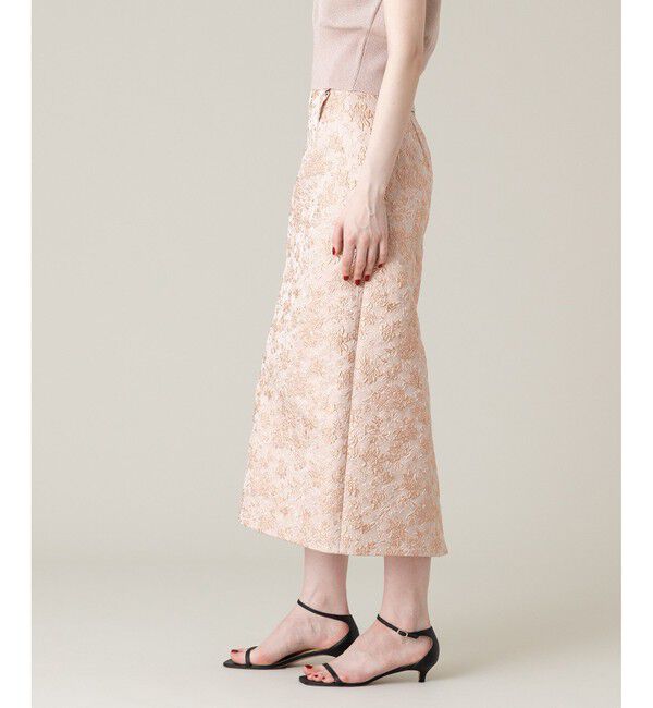 LOULOU WILLOUGHBY「【LOULOU WILLOUGHBY】ラメジャガードスカート」|タイト|