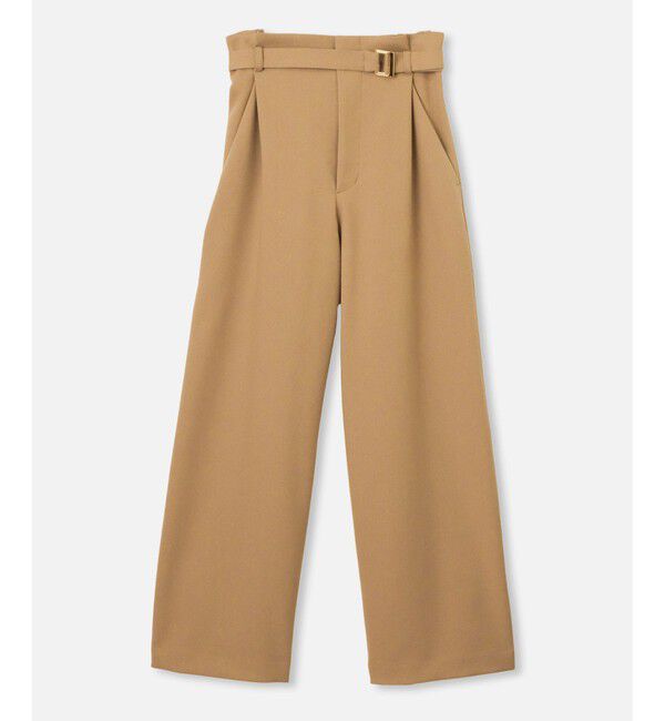 allureville「ウールライクフランネルヨークレスパンツ」|サルエル|