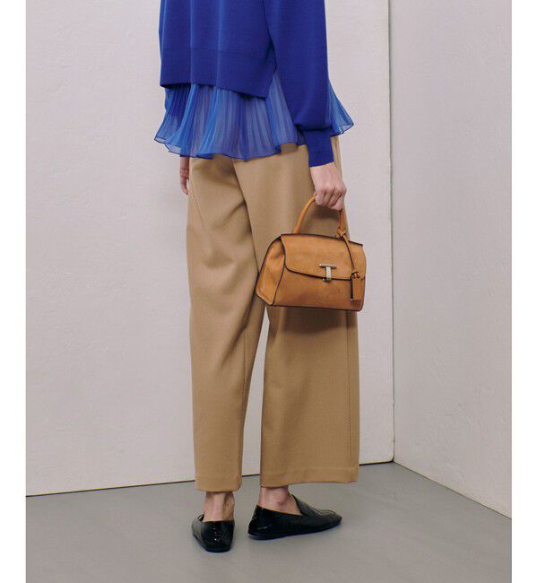 allureville「ウールライクフランネルヨークレスパンツ」|サルエル|