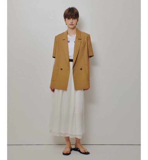 allureville「カールマイヤーギャザースカート」|スカート|